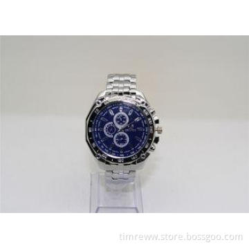 Zinc alloy Round Business Men Quartz Watch with  bezel SR62
